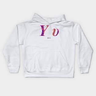 Ypsilon Greek Alphabet Kids Hoodie